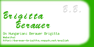 brigitta berauer business card